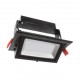 Projecteur LED rectangulaire pour commerces 30W - Noir
