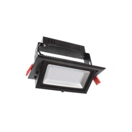 Projecteur LED rectangulaire pour magasin- 50W Noir