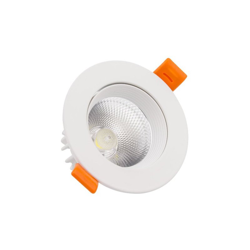 Plafonnier LED 5W encastrable blanc branchement 220V