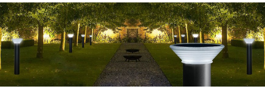 Éclairage Solaire Extérieur : Appliques, Bornes et Balises LED